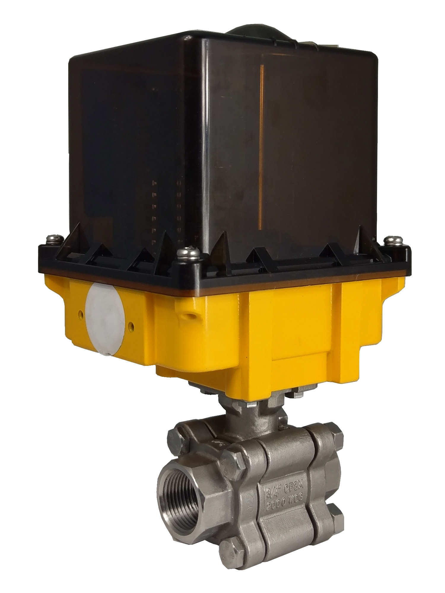Electric Actuator With Screwed End Ball Valve